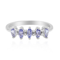 Tanzanite Silver Ring