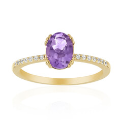 Amethyst Silver Ring