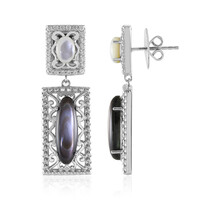 Mother of Pearl Silver Earrings (Dallas Prince Designs)