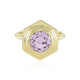 Rose de France Amethyst Silver Ring