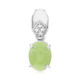 Imperial Chrysoprase Silver Pendant