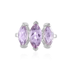 Rose de France Amethyst Silver Ring