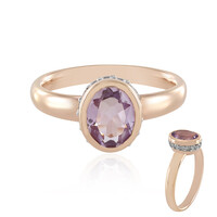 Rose de France Amethyst Silver Ring