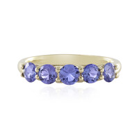 9K AAA Tanzanite Gold Ring (de Melo)