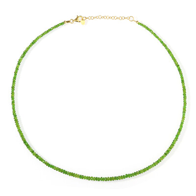 Russian Diopside Silver Necklace