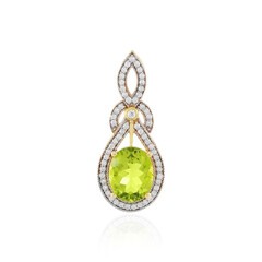 Arizona Peridot Silver Pendant