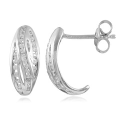 Zircon Silver Earrings