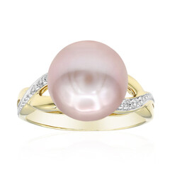 Purple Ming Pearl Silver Ring (TPC)