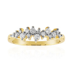 9K SI1 (G) Diamond Gold Ring