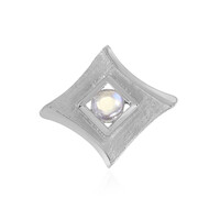 AAA Rainbow Moonstone Silver Pendant