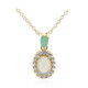 Welo Opal Silver Necklace