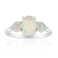 Welo Opal Silver Ring