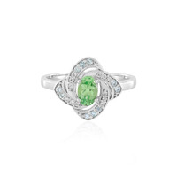 Tsavorite Silver Ring