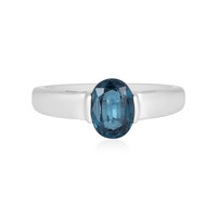 Teal Kyanite Silver Ring