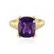 Zambian Amethyst Silver Ring