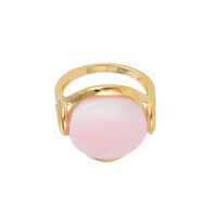 Angelskin Opal Silver Ring