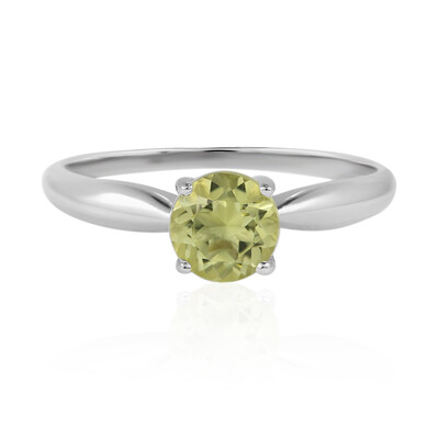 Ouro Verde Quartz Silver Ring