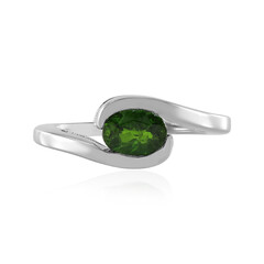 Russian Diopside Silver Ring