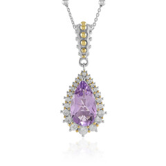 Lavender Quartz Silver Necklace (Dallas Prince Designs)