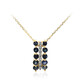 9K Kanchanaburi Sapphire Gold Necklace