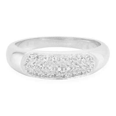 White Sapphire Silver Ring