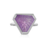 Rose de France Amethyst Silver Ring