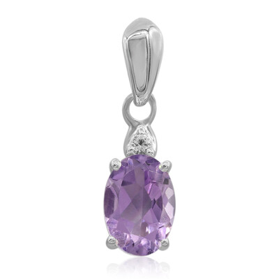 Amethyst Silver Pendant