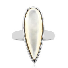 Mother of Pearl Silver Ring