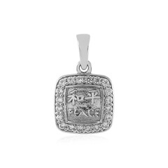 Zircon Silver Pendant