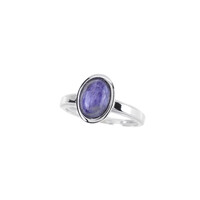 Charoite Silver Ring