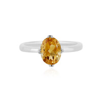 Citrine Silver Ring