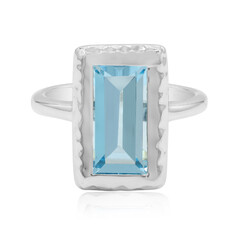 Sky Blue Topaz Silver Ring