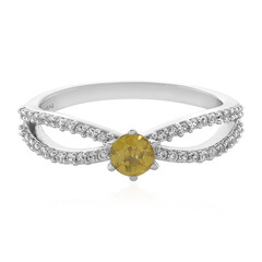 Sphene Silver Ring