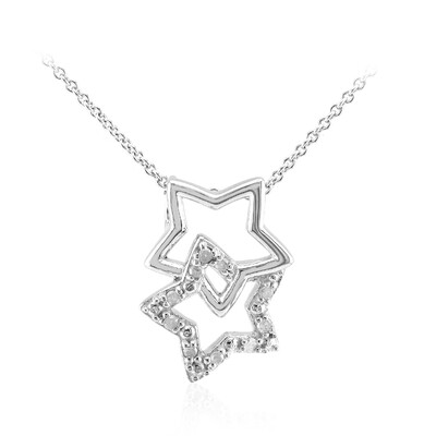 I2 (I) Diamond Silver Necklace