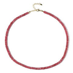 Rhodonite Silver Necklace