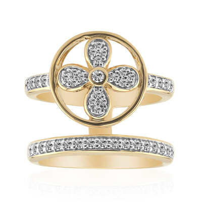 9K SI1 (G) Diamond Gold Ring (Annette)