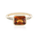 9K Hessonite Garnet Gold Ring