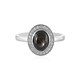 Black Star Sapphire Silver Ring