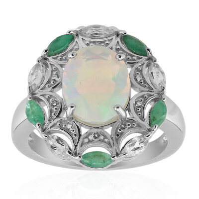 Welo Opal Silver Ring