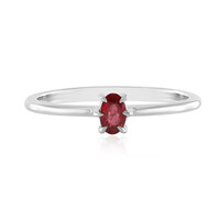 Tanzanian Ruby Silver Ring (Adela Silber)