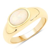 Welo Opal Silver Ring