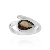 Smoky Quartz Silver Ring