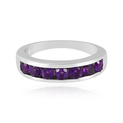 Siberian Amethyst Silver Ring