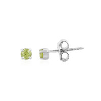 Peridot Silver Earrings