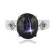 Indian star diopside Silver Ring