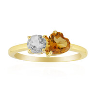 Madeira Citrine Silver Ring