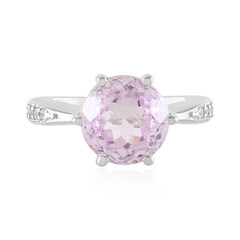 Kunzite Silver Ring