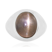 Cat´s Eye Sunstone Silver Ring