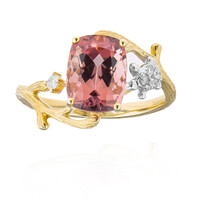 14K Congo Neon Tourmaline Gold Ring (Smithsonian)