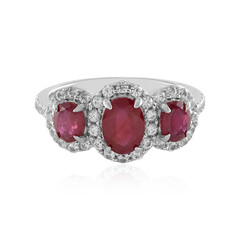 Madagascar Ruby Silver Ring